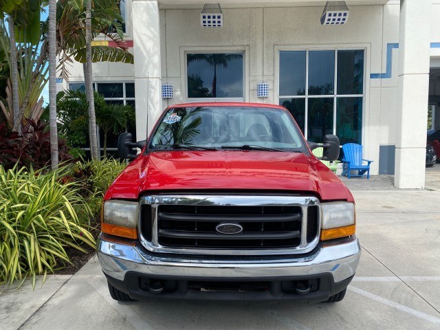 2001 Red /Medium Graphite Ford Super Duty F-250 7.3 TURBO DIESEL XL 1 OWNER (3FTNX20F31M) with an 7.3L DI V8 Turbo-Diesel Power Stroke Engine engine, Automatic transmission, located at 4701 North Dixie Hwy, Pompano Beach, FL, 33064, (954) 422-2889, 26.240938, -80.123474 - OUR WEBPAGE FLORIDACARS1.COM HAS OVER 100 PHOTOS AND FREE CARFAX LINK 2001 Ford F-250 Super Duty Lariat 1 OWNER 4 Door Extended Cab Pickup 7.3L V8 F Diesel Rear Wheel Drive Features ABS Brakes Air Conditioning Alloy Wheels AM/FM Stereo Automatic Transmission CD Audio Cruise Control Cloth Seats Overh- Photo#26