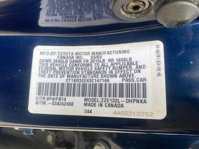 2003 Cosmic Blue Metallic /Dark Gray Toyota Matrix 1 FL XR LOW MILES 56,787 1 OWNER (2T1KR32E63C) with an 1.8L DOHC 16-Valve 4-Cyl Engine engine, Automatic transmission, located at 4701 North Dixie Hwy, Pompano Beach, FL, 33064, (954) 422-2889, 26.240938, -80.123474 - OUR WEBPAGE FLORIDACARS1.COM HAS OVER 100 PHOTOS AND FREE CARFAX LINK 2003 Toyota Matrix 1 OWNER Hatchback 4 DR 1.8L I4 F DOHC 16V Gasoline 28 MPG Front Wheel Drive Features ABS Brakes CD Audio Power Locks Rear Spoiler AM/FM Stereo Cassette Player Power Mirrors Air Conditioning Cruise Control Power- Photo#70