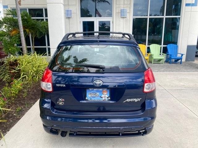 2003 Cosmic Blue Metallic /Dark Gray Toyota Matrix 1 FL XR LOW MILES 56,787 1 OWNER (2T1KR32E63C) with an 1.8L DOHC 16-Valve 4-Cyl Engine engine, Automatic transmission, located at 4701 North Dixie Hwy, Pompano Beach, FL, 33064, (954) 422-2889, 26.240938, -80.123474 - OUR WEBPAGE FLORIDACARS1.COM HAS OVER 100 PHOTOS AND FREE CARFAX LINK 2003 Toyota Matrix 1 OWNER Hatchback 4 DR 1.8L I4 F DOHC 16V Gasoline 28 MPG Front Wheel Drive Features ABS Brakes CD Audio Power Locks Rear Spoiler AM/FM Stereo Cassette Player Power Mirrors Air Conditioning Cruise Control Power- Photo#98