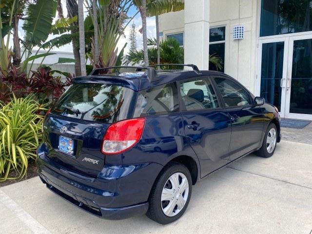 2003 Cosmic Blue Metallic /Dark Gray Toyota Matrix 1 FL XR LOW MILES 56,787 1 OWNER (2T1KR32E63C) with an 1.8L DOHC 16-Valve 4-Cyl Engine engine, Automatic transmission, located at 4701 North Dixie Hwy, Pompano Beach, FL, 33064, (954) 422-2889, 26.240938, -80.123474 - OUR WEBPAGE FLORIDACARS1.COM HAS OVER 100 PHOTOS AND FREE CARFAX LINK 2003 Toyota Matrix 1 OWNER Hatchback 4 DR 1.8L I4 F DOHC 16V Gasoline 28 MPG Front Wheel Drive Features ABS Brakes CD Audio Power Locks Rear Spoiler AM/FM Stereo Cassette Player Power Mirrors Air Conditioning Cruise Control Power- Photo#99