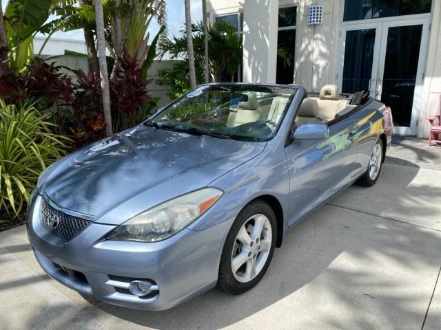 2007 Cosmic Blue Metallic /Ivory Toyota Camry Solara SLE LOW MILES 39,944 1 OWNER (4T1FA38P97U) with an 3.3L DOHC SMPI VVT-i 24-Valve V6 Engine engine, Automatic transmission, located at 4701 North Dixie Hwy, Pompano Beach, FL, 33064, (954) 422-2889, 26.240938, -80.123474 - OUR WEBPAGE FLORIDACARS1.COM HAS OVER 100 PHOTOS AND FREE CARFAX LINK 2007 Toyota Camry Solara SLE V6 1 OWNER Convertible 3.3L V6 F DOHC 24V Gasoline 29 MPG Front Wheel Drive Features ABS Brakes Air Conditioning Alloy Wheels AM/FM Stereo Automatic Transmission Auxiliary Audio Input Bluetooth Technol- Photo#33