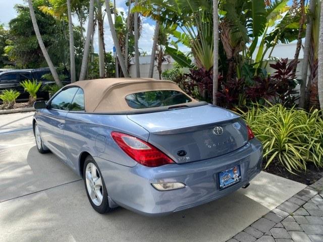 2007 Cosmic Blue Metallic /Ivory Toyota Camry Solara SLE LOW MILES 39,944 1 OWNER (4T1FA38P97U) with an 3.3L DOHC SMPI VVT-i 24-Valve V6 Engine engine, Automatic transmission, located at 4701 North Dixie Hwy, Pompano Beach, FL, 33064, (954) 422-2889, 26.240938, -80.123474 - OUR WEBPAGE FLORIDACARS1.COM HAS OVER 100 PHOTOS AND FREE CARFAX LINK 2007 Toyota Camry Solara SLE V6 1 OWNER Convertible 3.3L V6 F DOHC 24V Gasoline 29 MPG Front Wheel Drive Features ABS Brakes Air Conditioning Alloy Wheels AM/FM Stereo Automatic Transmission Auxiliary Audio Input Bluetooth Technol- Photo#38
