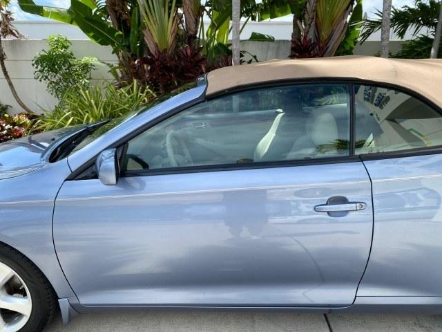 2007 Cosmic Blue Metallic /Ivory Toyota Camry Solara SLE LOW MILES 39,944 1 OWNER (4T1FA38P97U) with an 3.3L DOHC SMPI VVT-i 24-Valve V6 Engine engine, Automatic transmission, located at 4701 North Dixie Hwy, Pompano Beach, FL, 33064, (954) 422-2889, 26.240938, -80.123474 - OUR WEBPAGE FLORIDACARS1.COM HAS OVER 100 PHOTOS AND FREE CARFAX LINK 2007 Toyota Camry Solara SLE V6 1 OWNER Convertible 3.3L V6 F DOHC 24V Gasoline 29 MPG Front Wheel Drive Features ABS Brakes Air Conditioning Alloy Wheels AM/FM Stereo Automatic Transmission Auxiliary Audio Input Bluetooth Technol- Photo#57