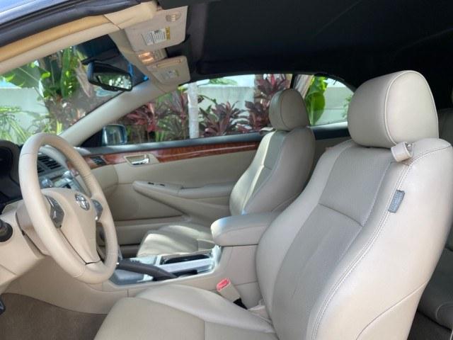 2007 Cosmic Blue Metallic /Ivory Toyota Camry Solara SLE LOW MILES 39,944 1 OWNER (4T1FA38P97U) with an 3.3L DOHC SMPI VVT-i 24-Valve V6 Engine engine, Automatic transmission, located at 4701 North Dixie Hwy, Pompano Beach, FL, 33064, (954) 422-2889, 26.240938, -80.123474 - OUR WEBPAGE FLORIDACARS1.COM HAS OVER 100 PHOTOS AND FREE CARFAX LINK 2007 Toyota Camry Solara SLE V6 1 OWNER Convertible 3.3L V6 F DOHC 24V Gasoline 29 MPG Front Wheel Drive Features ABS Brakes Air Conditioning Alloy Wheels AM/FM Stereo Automatic Transmission Auxiliary Audio Input Bluetooth Technol- Photo#63