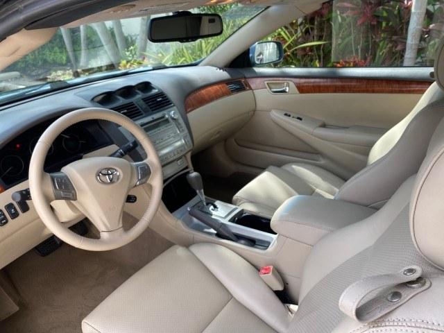 2007 Cosmic Blue Metallic /Ivory Toyota Camry Solara SLE LOW MILES 39,944 1 OWNER (4T1FA38P97U) with an 3.3L DOHC SMPI VVT-i 24-Valve V6 Engine engine, Automatic transmission, located at 4701 North Dixie Hwy, Pompano Beach, FL, 33064, (954) 422-2889, 26.240938, -80.123474 - OUR WEBPAGE FLORIDACARS1.COM HAS OVER 100 PHOTOS AND FREE CARFAX LINK 2007 Toyota Camry Solara SLE V6 1 OWNER Convertible 3.3L V6 F DOHC 24V Gasoline 29 MPG Front Wheel Drive Features ABS Brakes Air Conditioning Alloy Wheels AM/FM Stereo Automatic Transmission Auxiliary Audio Input Bluetooth Technol- Photo#66