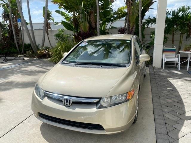 2007 Borrego Beige Metallic /Ivory Honda Civic Sdn LX LOW MILES 24,174 1 OWNER (1HGFA16547L) with an 1.8L SOHC MPFI 16-Valve i-VTEC I4 Engine engine, Automatic transmission, located at 4701 North Dixie Hwy, Pompano Beach, FL, 33064, (954) 422-2889, 26.240938, -80.123474 - OUR WEBPAGE FLORIDACARS1.COM HAS OVER 100 PHOTOS AND FREE CARFAX LINK 2007 Honda Civic LX 1 OWNER Sedan 4 DR 1.8L I4 F SOHC 16V Gasoline Front wheel drive Features ABS Brakes Air Conditioning AM/FM Stereo Automatic Transmission Auxiliary Audio Input CD Audio Cloth Seats Cruise Control Power Locks Po- Photo#3