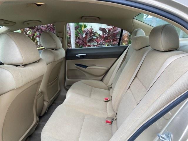 2007 Borrego Beige Metallic /Ivory Honda Civic Sdn LX LOW MILES 24,174 1 OWNER (1HGFA16547L) with an 1.8L SOHC MPFI 16-Valve i-VTEC I4 Engine engine, Automatic transmission, located at 4701 North Dixie Hwy, Pompano Beach, FL, 33064, (954) 422-2889, 26.240938, -80.123474 - OUR WEBPAGE FLORIDACARS1.COM HAS OVER 100 PHOTOS AND FREE CARFAX LINK 2007 Honda Civic LX 1 OWNER Sedan 4 DR 1.8L I4 F SOHC 16V Gasoline Front wheel drive Features ABS Brakes Air Conditioning AM/FM Stereo Automatic Transmission Auxiliary Audio Input CD Audio Cloth Seats Cruise Control Power Locks Po- Photo#79