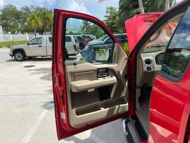 2005 Bright Red /Tan Ford F-150 XLT LOW MILES 78,118 (1FTRF12W25N) with an 4.6L EFI V8 Engine engine, Automatic transmission, located at 4701 North Dixie Hwy, Pompano Beach, FL, 33064, (954) 422-2889, 26.240938, -80.123474 - OUR WEBPAGE FLORIDACARS1.COM HAS OVER 100 PHOTOS AND FREE CARFAX LINK 2005 Ford F-150 XLT Pickup 4.6L V8 F SOHC Gasoline 19 MPG Rear Wheel Drive Features ABS Brakes Air Conditioning AM/FM Stereo Automatic Transmission Bed Cover Bed Liner CD Audio Cloth Seats Cruise Control Long Bed Power Locks Power- Photo#9