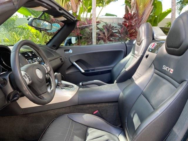 2009 Black Onyx /Black Saturn Sky Red Line TURBO LOW MILES 56,207 (1G8MT35X09Y) with an Turbocharged And Intercooled Ecotec 2.0L VVT DOHC 4-Cyl Aluminum Engine engine, Automatic transmission, located at 4701 North Dixie Hwy, Pompano Beach, FL, 33064, (954) 422-2889, 26.240938, -80.123474 - OUR WEBPAGE FLORIDACARS1.COM HAS OVER 100 PHOTOS AND FREE CARFAX LINK 2009 Saturn SKY Red Line Convertible 2.0L I4 F DOHC 16V Gasoline 31 MPG Rear Wheel Drive Features ABS Brakes Air Conditioning Alloy Wheels AM/FM Stereo Automatic Transmission CD Audio Leather Seats Cruise Control Power Locks Power- Photo#64