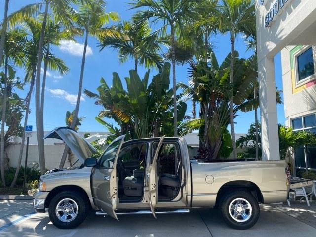 2004 Light Almond Pearl Metallic /Taupe Dodge Ram 1500 SLT CREW CAB 45,173 1 OWNER (1D7HA18N74S) with an 4.7L V8 Magnum Engine engine, Automatic transmission, located at 4701 North Dixie Hwy, Pompano Beach, FL, 33064, (954) 422-2889, 26.240938, -80.123474 - OUR WEBPAGE FLORIDACARS1.COM HAS OVER 100 PHOTOS AND FREE CARFAX LINK 2004 Dodge Ram 1500 ST 1 OWNER 4 Door Extended Cab Pickup 4.7L V8 F Gasoline 19 MPG Rear Wheel Drive Features ABS Brakes Air Conditioning AM/FM Stereo Automatic Transmission Bed Cover Bed Liner Cassette Player CD Audio Cruise Cont- Photo#8