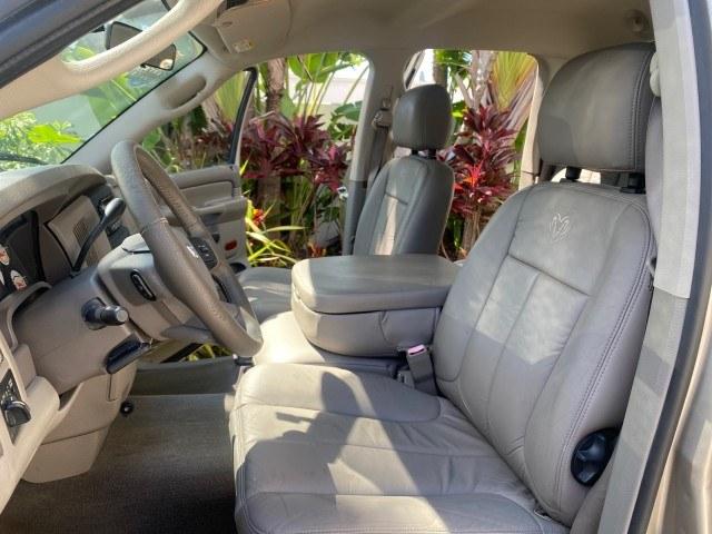 2004 Light Almond Pearl Metallic /Taupe Dodge Ram 1500 SLT CREW CAB 45,173 1 OWNER (1D7HA18N74S) with an 4.7L V8 Magnum Engine engine, Automatic transmission, located at 4701 North Dixie Hwy, Pompano Beach, FL, 33064, (954) 422-2889, 26.240938, -80.123474 - OUR WEBPAGE FLORIDACARS1.COM HAS OVER 100 PHOTOS AND FREE CARFAX LINK 2004 Dodge Ram 1500 ST 1 OWNER 4 Door Extended Cab Pickup 4.7L V8 F Gasoline 19 MPG Rear Wheel Drive Features ABS Brakes Air Conditioning AM/FM Stereo Automatic Transmission Bed Cover Bed Liner Cassette Player CD Audio Cruise Cont- Photo#10