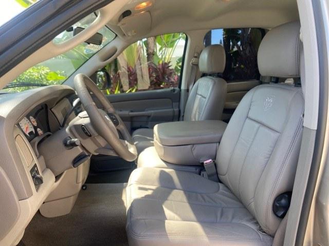 2004 Light Almond Pearl Metallic /Taupe Dodge Ram 1500 SLT CREW CAB 45,173 1 OWNER (1D7HA18N74S) with an 4.7L V8 Magnum Engine engine, Automatic transmission, located at 4701 North Dixie Hwy, Pompano Beach, FL, 33064, (954) 422-2889, 26.240938, -80.123474 - OUR WEBPAGE FLORIDACARS1.COM HAS OVER 100 PHOTOS AND FREE CARFAX LINK 2004 Dodge Ram 1500 ST 1 OWNER 4 Door Extended Cab Pickup 4.7L V8 F Gasoline 19 MPG Rear Wheel Drive Features ABS Brakes Air Conditioning AM/FM Stereo Automatic Transmission Bed Cover Bed Liner Cassette Player CD Audio Cruise Cont- Photo#45