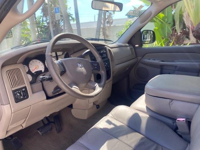 2004 Light Almond Pearl Metallic /Taupe Dodge Ram 1500 SLT CREW CAB 45,173 1 OWNER (1D7HA18N74S) with an 4.7L V8 Magnum Engine engine, Automatic transmission, located at 4701 North Dixie Hwy, Pompano Beach, FL, 33064, (954) 422-2889, 26.240938, -80.123474 - OUR WEBPAGE FLORIDACARS1.COM HAS OVER 100 PHOTOS AND FREE CARFAX LINK 2004 Dodge Ram 1500 ST 1 OWNER 4 Door Extended Cab Pickup 4.7L V8 F Gasoline 19 MPG Rear Wheel Drive Features ABS Brakes Air Conditioning AM/FM Stereo Automatic Transmission Bed Cover Bed Liner Cassette Player CD Audio Cruise Cont- Photo#49