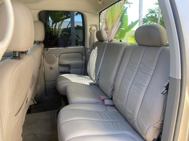 2004 Light Almond Pearl Metallic /Taupe Dodge Ram 1500 SLT CREW CAB 45,173 1 OWNER (1D7HA18N74S) with an 4.7L V8 Magnum Engine engine, Automatic transmission, located at 4701 North Dixie Hwy, Pompano Beach, FL, 33064, (954) 422-2889, 26.240938, -80.123474 - OUR WEBPAGE FLORIDACARS1.COM HAS OVER 100 PHOTOS AND FREE CARFAX LINK 2004 Dodge Ram 1500 ST 1 OWNER 4 Door Extended Cab Pickup 4.7L V8 F Gasoline 19 MPG Rear Wheel Drive Features ABS Brakes Air Conditioning AM/FM Stereo Automatic Transmission Bed Cover Bed Liner Cassette Player CD Audio Cruise Cont- Photo#78