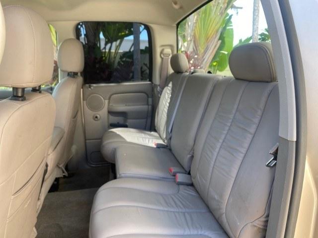 2004 Light Almond Pearl Metallic /Taupe Dodge Ram 1500 SLT CREW CAB 45,173 1 OWNER (1D7HA18N74S) with an 4.7L V8 Magnum Engine engine, Automatic transmission, located at 4701 North Dixie Hwy, Pompano Beach, FL, 33064, (954) 422-2889, 26.240938, -80.123474 - OUR WEBPAGE FLORIDACARS1.COM HAS OVER 100 PHOTOS AND FREE CARFAX LINK 2004 Dodge Ram 1500 ST 1 OWNER 4 Door Extended Cab Pickup 4.7L V8 F Gasoline 19 MPG Rear Wheel Drive Features ABS Brakes Air Conditioning AM/FM Stereo Automatic Transmission Bed Cover Bed Liner Cassette Player CD Audio Cruise Cont- Photo#79