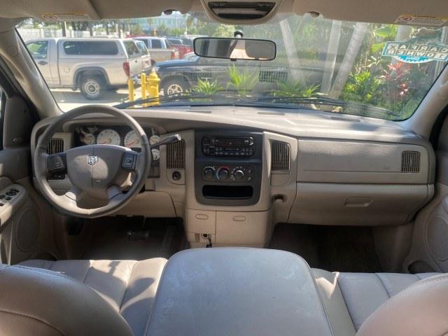 2004 Light Almond Pearl Metallic /Taupe Dodge Ram 1500 SLT CREW CAB 45,173 1 OWNER (1D7HA18N74S) with an 4.7L V8 Magnum Engine engine, Automatic transmission, located at 4701 North Dixie Hwy, Pompano Beach, FL, 33064, (954) 422-2889, 26.240938, -80.123474 - OUR WEBPAGE FLORIDACARS1.COM HAS OVER 100 PHOTOS AND FREE CARFAX LINK 2004 Dodge Ram 1500 ST 1 OWNER 4 Door Extended Cab Pickup 4.7L V8 F Gasoline 19 MPG Rear Wheel Drive Features ABS Brakes Air Conditioning AM/FM Stereo Automatic Transmission Bed Cover Bed Liner Cassette Player CD Audio Cruise Cont- Photo#84