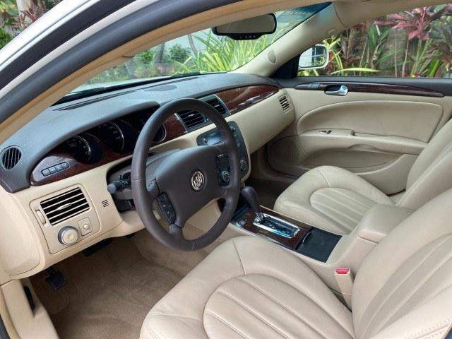 2011 White Diamond Tricoat /Cocoa/Cashmere Buick Lucerne CXL LOW MILES 39,527 (1G4HC5EM2BU) with an 3.9L V6 SFI Flex-Fuel Engine engine, Automatic transmission, located at 4701 North Dixie Hwy, Pompano Beach, FL, 33064, (954) 422-2889, 26.240938, -80.123474 - OUR WEBPAGE FLORIDACARS1.COM HAS OVER 100 PHOTOS AND FREE CARFAX LINK 2011 Buick Lucerne CXL Sedan 4 DR 3.9L V6 F OHV 12V Flex Fuel 27 MPG Front Wheel Drive Features ABS Brakes Air Conditioning Alloy Wheels AM/FM Stereo Automatic Transmission Auxiliary Audio Input Blind Spot Monitor Bluetooth Techno- Photo#33