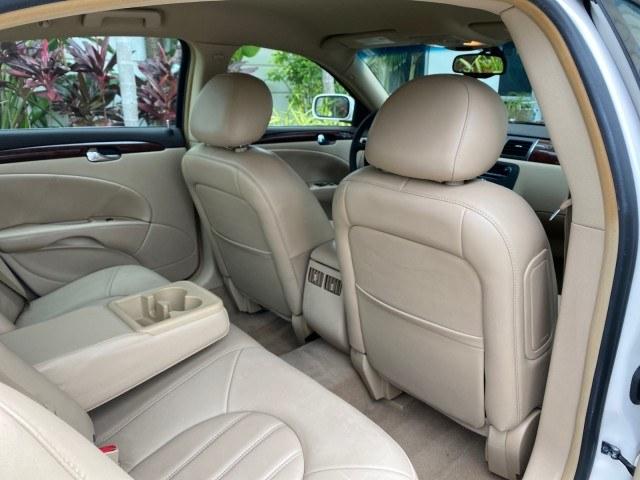 2011 White Diamond Tricoat /Cocoa/Cashmere Buick Lucerne CXL LOW MILES 39,527 (1G4HC5EM2BU) with an 3.9L V6 SFI Flex-Fuel Engine engine, Automatic transmission, located at 4701 North Dixie Hwy, Pompano Beach, FL, 33064, (954) 422-2889, 26.240938, -80.123474 - OUR WEBPAGE FLORIDACARS1.COM HAS OVER 100 PHOTOS AND FREE CARFAX LINK 2011 Buick Lucerne CXL Sedan 4 DR 3.9L V6 F OHV 12V Flex Fuel 27 MPG Front Wheel Drive Features ABS Brakes Air Conditioning Alloy Wheels AM/FM Stereo Automatic Transmission Auxiliary Audio Input Blind Spot Monitor Bluetooth Techno- Photo#86