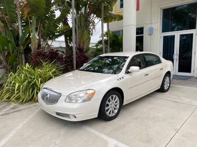 2011 White Diamond Tricoat /Cocoa/Cashmere Buick Lucerne CXL LOW MILES 39,527 (1G4HC5EM2BU) with an 3.9L V6 SFI Flex-Fuel Engine engine, Automatic transmission, located at 4701 North Dixie Hwy, Pompano Beach, FL, 33064, (954) 422-2889, 26.240938, -80.123474 - OUR WEBPAGE FLORIDACARS1.COM HAS OVER 100 PHOTOS AND FREE CARFAX LINK 2011 Buick Lucerne CXL Sedan 4 DR 3.9L V6 F OHV 12V Flex Fuel 27 MPG Front Wheel Drive Features ABS Brakes Air Conditioning Alloy Wheels AM/FM Stereo Automatic Transmission Auxiliary Audio Input Blind Spot Monitor Bluetooth Techno- Photo#99
