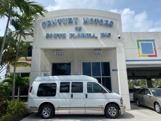 2002 Summit White /Neutral Chevrolet Express Van HI TOP EXPLORER CONV (1GBFG15R321) with an 5.7L Vortec 5700 SFI V8 Gas Engine engine, Automatic transmission, located at 4701 North Dixie Hwy, Pompano Beach, FL, 33064, (954) 422-2889, 26.240938, -80.123474 - OUR WEBPAGE FLORIDACARS1.COM HAS OVER 100 PHOTOS AND FREE CARFAX LINK 2002 Chevrolet Express G1500 Van 5.7L V8 F OHV Gasoline 17 MPG Rear Wheel Drive Features ABS Brakes Air Conditioning AM/FM Stereo Automatic Transmission Cassette Player CD Audio Power Locks Power Mirrors Power Seat(s) Power Window- Photo#0