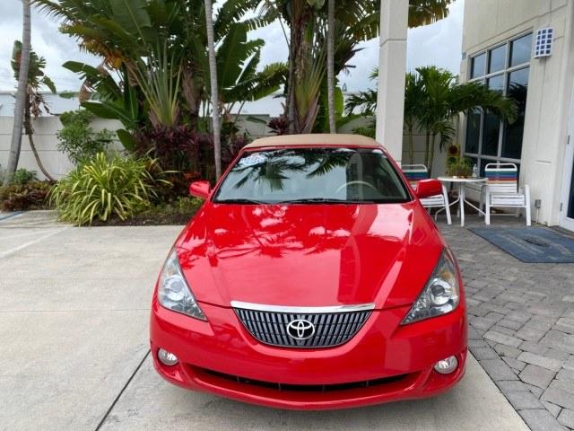 2006 Absolutely Red /Ivory Toyota Camry Solara SLE V6 LOW MILES 82,218 1 OWNER (4T1FA38P16U) with an 3.3L DOHC SMPI 24-Valve V6 Engine engine, Automatic transmission, located at 4701 North Dixie Hwy, Pompano Beach, FL, 33064, (954) 422-2889, 26.240938, -80.123474 - OUR WEBPAGE FLORIDACARS1.COM HAS OVER 100 PHOTOS AND FREE CARFAX LINK 2006 Toyota Camry Solara SLE V6 1 OWNER Convertible 3.3L V6 F DOHC 24V Gasoline 29 MPG Front Wheel Drive Features ABS Brakes Air Conditioning Alloy Wheels AM/FM Stereo Automatic Transmission CD Audio Cruise Control Front Seat Heat- Photo#2