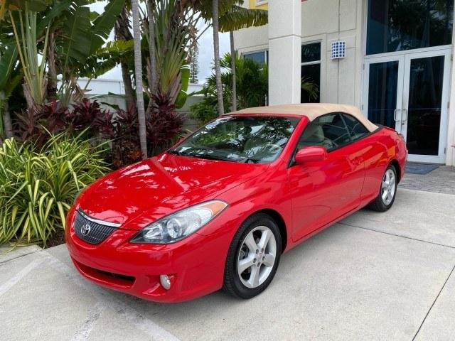 2006 Absolutely Red /Ivory Toyota Camry Solara SLE V6 LOW MILES 82,218 1 OWNER (4T1FA38P16U) with an 3.3L DOHC SMPI 24-Valve V6 Engine engine, Automatic transmission, located at 4701 North Dixie Hwy, Pompano Beach, FL, 33064, (954) 422-2889, 26.240938, -80.123474 - OUR WEBPAGE FLORIDACARS1.COM HAS OVER 100 PHOTOS AND FREE CARFAX LINK 2006 Toyota Camry Solara SLE V6 1 OWNER Convertible 3.3L V6 F DOHC 24V Gasoline 29 MPG Front Wheel Drive Features ABS Brakes Air Conditioning Alloy Wheels AM/FM Stereo Automatic Transmission CD Audio Cruise Control Front Seat Heat- Photo#28