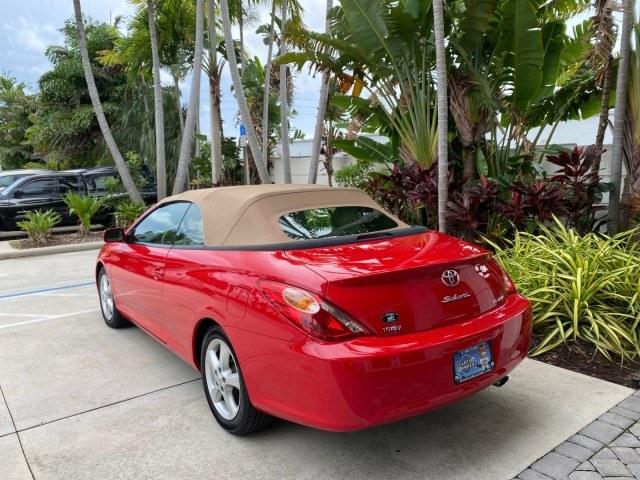 2006 Absolutely Red /Ivory Toyota Camry Solara SLE V6 LOW MILES 82,218 1 OWNER (4T1FA38P16U) with an 3.3L DOHC SMPI 24-Valve V6 Engine engine, Automatic transmission, located at 4701 North Dixie Hwy, Pompano Beach, FL, 33064, (954) 422-2889, 26.240938, -80.123474 - OUR WEBPAGE FLORIDACARS1.COM HAS OVER 100 PHOTOS AND FREE CARFAX LINK 2006 Toyota Camry Solara SLE V6 1 OWNER Convertible 3.3L V6 F DOHC 24V Gasoline 29 MPG Front Wheel Drive Features ABS Brakes Air Conditioning Alloy Wheels AM/FM Stereo Automatic Transmission CD Audio Cruise Control Front Seat Heat- Photo#32
