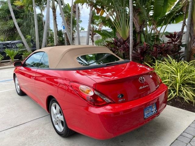 2006 Absolutely Red /Ivory Toyota Camry Solara SLE V6 LOW MILES 82,218 1 OWNER (4T1FA38P16U) with an 3.3L DOHC SMPI 24-Valve V6 Engine engine, Automatic transmission, located at 4701 North Dixie Hwy, Pompano Beach, FL, 33064, (954) 422-2889, 26.240938, -80.123474 - OUR WEBPAGE FLORIDACARS1.COM HAS OVER 100 PHOTOS AND FREE CARFAX LINK 2006 Toyota Camry Solara SLE V6 1 OWNER Convertible 3.3L V6 F DOHC 24V Gasoline 29 MPG Front Wheel Drive Features ABS Brakes Air Conditioning Alloy Wheels AM/FM Stereo Automatic Transmission CD Audio Cruise Control Front Seat Heat- Photo#33