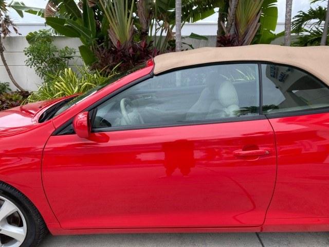 2006 Absolutely Red /Ivory Toyota Camry Solara SLE V6 LOW MILES 82,218 1 OWNER (4T1FA38P16U) with an 3.3L DOHC SMPI 24-Valve V6 Engine engine, Automatic transmission, located at 4701 North Dixie Hwy, Pompano Beach, FL, 33064, (954) 422-2889, 26.240938, -80.123474 - OUR WEBPAGE FLORIDACARS1.COM HAS OVER 100 PHOTOS AND FREE CARFAX LINK 2006 Toyota Camry Solara SLE V6 1 OWNER Convertible 3.3L V6 F DOHC 24V Gasoline 29 MPG Front Wheel Drive Features ABS Brakes Air Conditioning Alloy Wheels AM/FM Stereo Automatic Transmission CD Audio Cruise Control Front Seat Heat- Photo#37