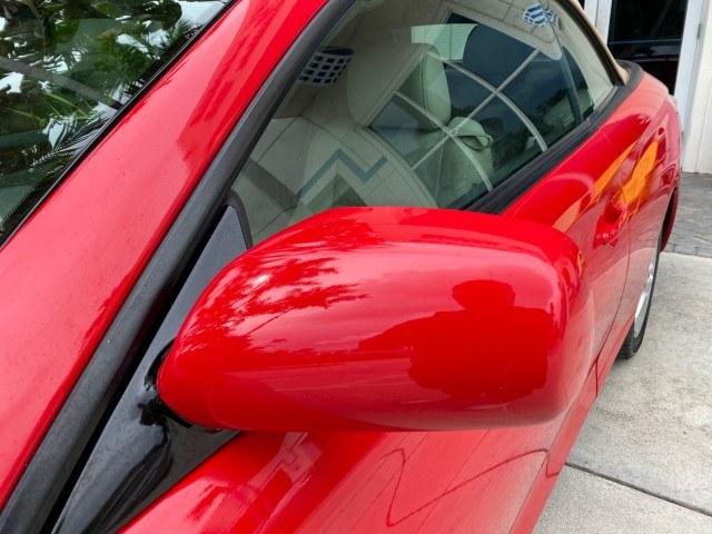 2006 Absolutely Red /Ivory Toyota Camry Solara SLE V6 LOW MILES 82,218 1 OWNER (4T1FA38P16U) with an 3.3L DOHC SMPI 24-Valve V6 Engine engine, Automatic transmission, located at 4701 North Dixie Hwy, Pompano Beach, FL, 33064, (954) 422-2889, 26.240938, -80.123474 - OUR WEBPAGE FLORIDACARS1.COM HAS OVER 100 PHOTOS AND FREE CARFAX LINK 2006 Toyota Camry Solara SLE V6 1 OWNER Convertible 3.3L V6 F DOHC 24V Gasoline 29 MPG Front Wheel Drive Features ABS Brakes Air Conditioning Alloy Wheels AM/FM Stereo Automatic Transmission CD Audio Cruise Control Front Seat Heat- Photo#40