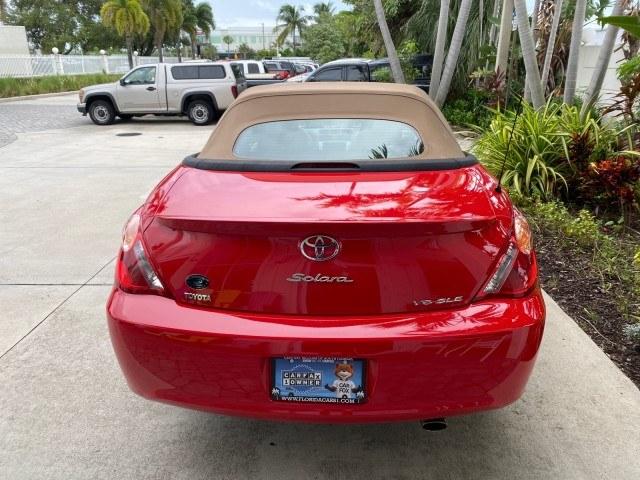 2006 Absolutely Red /Ivory Toyota Camry Solara SLE V6 LOW MILES 82,218 1 OWNER (4T1FA38P16U) with an 3.3L DOHC SMPI 24-Valve V6 Engine engine, Automatic transmission, located at 4701 North Dixie Hwy, Pompano Beach, FL, 33064, (954) 422-2889, 26.240938, -80.123474 - OUR WEBPAGE FLORIDACARS1.COM HAS OVER 100 PHOTOS AND FREE CARFAX LINK 2006 Toyota Camry Solara SLE V6 1 OWNER Convertible 3.3L V6 F DOHC 24V Gasoline 29 MPG Front Wheel Drive Features ABS Brakes Air Conditioning Alloy Wheels AM/FM Stereo Automatic Transmission CD Audio Cruise Control Front Seat Heat- Photo#70