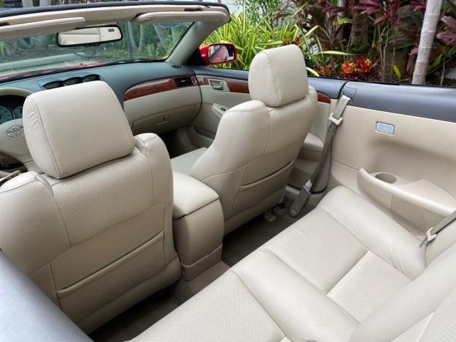 2006 Absolutely Red /Ivory Toyota Camry Solara SLE V6 LOW MILES 82,218 1 OWNER (4T1FA38P16U) with an 3.3L DOHC SMPI 24-Valve V6 Engine engine, Automatic transmission, located at 4701 North Dixie Hwy, Pompano Beach, FL, 33064, (954) 422-2889, 26.240938, -80.123474 - OUR WEBPAGE FLORIDACARS1.COM HAS OVER 100 PHOTOS AND FREE CARFAX LINK 2006 Toyota Camry Solara SLE V6 1 OWNER Convertible 3.3L V6 F DOHC 24V Gasoline 29 MPG Front Wheel Drive Features ABS Brakes Air Conditioning Alloy Wheels AM/FM Stereo Automatic Transmission CD Audio Cruise Control Front Seat Heat- Photo#77