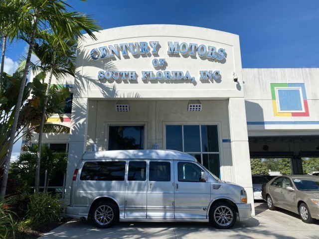 2013 Pure Silver Metallic /Neutral GMC Savana HIGH TOP CONV VAN HIGH TOP CONV LOW MILES 27,511 1 OWNER (1GDS7DC43D1) with an 5.3L Vortec 1000 V8 SFI Flex-Fuel Engine engine, Automatic transmission, located at 4701 North Dixie Hwy, Pompano Beach, FL, 33064, (954) 422-2889, 26.240938, -80.123474 - OUR WEBPAGE FLORIDACARS1.COM HAS OVER 100 PHOTOS AND FREE CARFAX LINK 2013 GMC Savana 1500 1 OWNER Van 5.3L V8 F OHV 16V Flex Fuel 17 MPG Rear Wheel Drive Features ABS Brakes Air Conditioning Alloy Wheels AM/FM Stereo Automatic Transmission Auxiliary Audio Input CD Audio Convenience Package Cruise C- Photo#0