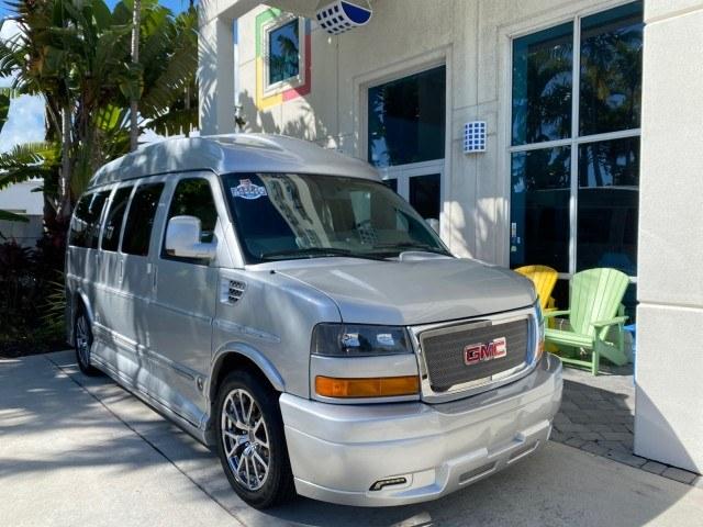 2013 Pure Silver Metallic /Neutral GMC Savana HIGH TOP CONV VAN HIGH TOP CONV LOW MILES 27,511 1 OWNER (1GDS7DC43D1) with an 5.3L Vortec 1000 V8 SFI Flex-Fuel Engine engine, Automatic transmission, located at 4701 North Dixie Hwy, Pompano Beach, FL, 33064, (954) 422-2889, 26.240938, -80.123474 - OUR WEBPAGE FLORIDACARS1.COM HAS OVER 100 PHOTOS AND FREE CARFAX LINK 2013 GMC Savana 1500 1 OWNER Van 5.3L V8 F OHV 16V Flex Fuel 17 MPG Rear Wheel Drive Features ABS Brakes Air Conditioning Alloy Wheels AM/FM Stereo Automatic Transmission Auxiliary Audio Input CD Audio Convenience Package Cruise C- Photo#1