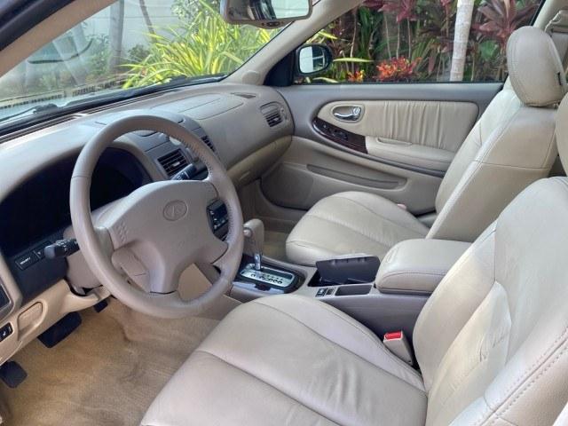 2000 Aspen White Pearl /Beige INFINITI I30 Touring LOW MILES 27,139 1 OWNER (JNKCA31A8YT) with an 3.0L DOHC SMPI 24-Valve V6 Engine engine, Automatic transmission, located at 4701 North Dixie Hwy, Pompano Beach, FL, 33064, (954) 422-2889, 26.240938, -80.123474 - OUR WEBPAGE FLORIDACARS1.COM HAS OVER 100 PHOTOS AND FREE CARFAX LINK 2000 Infiniti I30 1 OWNER Sedan 4 DR 3.0L V6 F DOHC 24V Gasoline 28 MPG Front Wheel Drive Features ABS Brakes Air Conditioning Alloy Wheels AM/FM Stereo Automatic Transmission BOSE Sound System Cassette Player CD Audio Cruise Cont- Photo#34