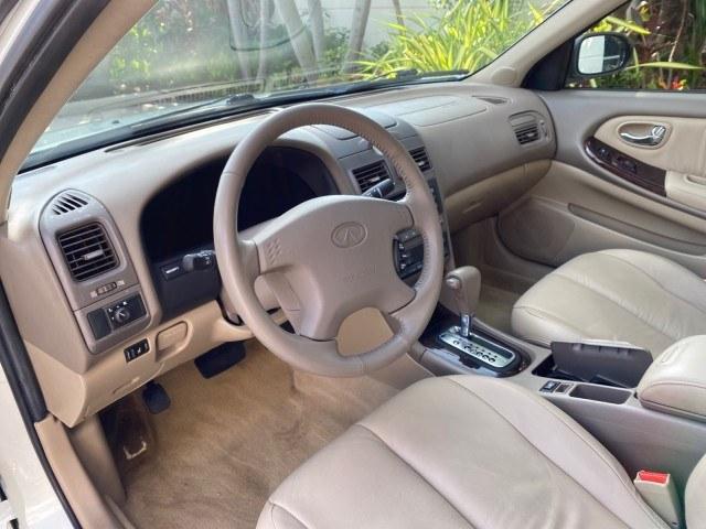 2000 Aspen White Pearl /Beige INFINITI I30 Touring LOW MILES 27,139 1 OWNER (JNKCA31A8YT) with an 3.0L DOHC SMPI 24-Valve V6 Engine engine, Automatic transmission, located at 4701 North Dixie Hwy, Pompano Beach, FL, 33064, (954) 422-2889, 26.240938, -80.123474 - OUR WEBPAGE FLORIDACARS1.COM HAS OVER 100 PHOTOS AND FREE CARFAX LINK 2000 Infiniti I30 1 OWNER Sedan 4 DR 3.0L V6 F DOHC 24V Gasoline 28 MPG Front Wheel Drive Features ABS Brakes Air Conditioning Alloy Wheels AM/FM Stereo Automatic Transmission BOSE Sound System Cassette Player CD Audio Cruise Cont- Photo#35