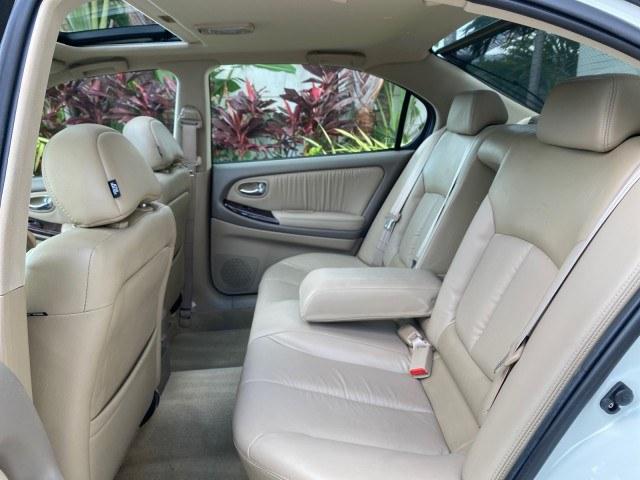 2000 Aspen White Pearl /Beige INFINITI I30 Touring LOW MILES 27,139 1 OWNER (JNKCA31A8YT) with an 3.0L DOHC SMPI 24-Valve V6 Engine engine, Automatic transmission, located at 4701 North Dixie Hwy, Pompano Beach, FL, 33064, (954) 422-2889, 26.240938, -80.123474 - OUR WEBPAGE FLORIDACARS1.COM HAS OVER 100 PHOTOS AND FREE CARFAX LINK 2000 Infiniti I30 1 OWNER Sedan 4 DR 3.0L V6 F DOHC 24V Gasoline 28 MPG Front Wheel Drive Features ABS Brakes Air Conditioning Alloy Wheels AM/FM Stereo Automatic Transmission BOSE Sound System Cassette Player CD Audio Cruise Cont- Photo#58