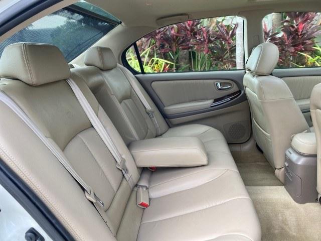 2000 Aspen White Pearl /Beige INFINITI I30 Touring LOW MILES 27,139 1 OWNER (JNKCA31A8YT) with an 3.0L DOHC SMPI 24-Valve V6 Engine engine, Automatic transmission, located at 4701 North Dixie Hwy, Pompano Beach, FL, 33064, (954) 422-2889, 26.240938, -80.123474 - OUR WEBPAGE FLORIDACARS1.COM HAS OVER 100 PHOTOS AND FREE CARFAX LINK 2000 Infiniti I30 1 OWNER Sedan 4 DR 3.0L V6 F DOHC 24V Gasoline 28 MPG Front Wheel Drive Features ABS Brakes Air Conditioning Alloy Wheels AM/FM Stereo Automatic Transmission BOSE Sound System Cassette Player CD Audio Cruise Cont- Photo#89