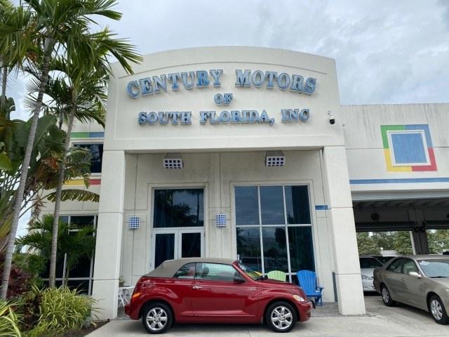 2005 Inferno Red Crystal Pearl /Taupe/Pearl Beige Chrysler PT Cruiser Touring CONV LOW MILES 34,462 (3C3AY55E85T) with an 2.4L DOHC SMPI 16-Valve I4 Engine engine, Automatic transmission, located at 4701 North Dixie Hwy, Pompano Beach, FL, 33064, (954) 422-2889, 26.240938, -80.123474 - OUR WEBPAGE FLORIDACARS1.COM HAS OVER 100 PHOTOS AND FREE CARFAX LINK 2005 Chrysler PT Cruiser Touring Convertible 2.4L I4 F DOHC 16V Gasoline 29 MPG Front Wheel Drive Features ABS Brakes Air Conditioning Alloy Wheels AM/FM Stereo Automatic Transmission Cassette Player CD Audio Cruise Control Leathe- Photo#0