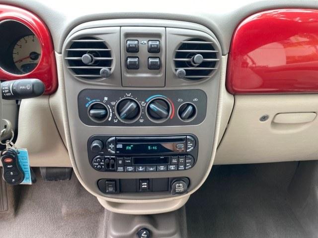 2005 Inferno Red Crystal Pearl /Taupe/Pearl Beige Chrysler PT Cruiser Touring CONV LOW MILES 34,462 (3C3AY55E85T) with an 2.4L DOHC SMPI 16-Valve I4 Engine engine, Automatic transmission, located at 4701 North Dixie Hwy, Pompano Beach, FL, 33064, (954) 422-2889, 26.240938, -80.123474 - OUR WEBPAGE FLORIDACARS1.COM HAS OVER 100 PHOTOS AND FREE CARFAX LINK 2005 Chrysler PT Cruiser Touring Convertible 2.4L I4 F DOHC 16V Gasoline 29 MPG Front Wheel Drive Features ABS Brakes Air Conditioning Alloy Wheels AM/FM Stereo Automatic Transmission Cassette Player CD Audio Cruise Control Leathe- Photo#43