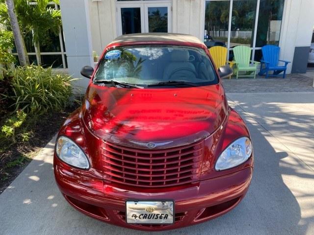 2005 Inferno Red Crystal Pearl /Taupe/Pearl Beige Chrysler PT Cruiser Touring CONV LOW MILES 34,462 (3C3AY55E85T) with an 2.4L DOHC SMPI 16-Valve I4 Engine engine, Automatic transmission, located at 4701 North Dixie Hwy, Pompano Beach, FL, 33064, (954) 422-2889, 26.240938, -80.123474 - OUR WEBPAGE FLORIDACARS1.COM HAS OVER 100 PHOTOS AND FREE CARFAX LINK 2005 Chrysler PT Cruiser Touring Convertible 2.4L I4 F DOHC 16V Gasoline 29 MPG Front Wheel Drive Features ABS Brakes Air Conditioning Alloy Wheels AM/FM Stereo Automatic Transmission Cassette Player CD Audio Cruise Control Leathe- Photo#97