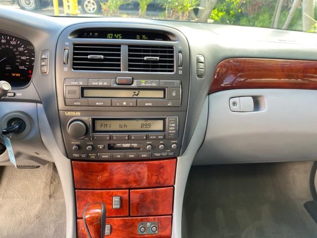 2004 Flint Mica /Ash Lexus LS 430 LOW MILES 79,700 1 OWNER (JTHBN36F740) with an 4.3L DOHC EFI 32-Valve V8 Engine engine, Automatic transmission, located at 4701 North Dixie Hwy, Pompano Beach, FL, 33064, (954) 422-2889, 26.240938, -80.123474 - OUR WEBPAGE FLORIDACARS1.COM HAS OVER 100 PHOTOS AND FREE CARFAX LINK 2004 Lexus LS 430 1 OWNER Sedan 4 DR 4.3L V8 F DOHC 32V Gasoline 25 MPG Rear Wheel Drive Features A/C Seat(s) ABS Brakes Air Conditioning Alloy Wheels AM/FM Stereo Automatic Transmission Cassette Player CD Audio Cruise Control Lea- Photo#42