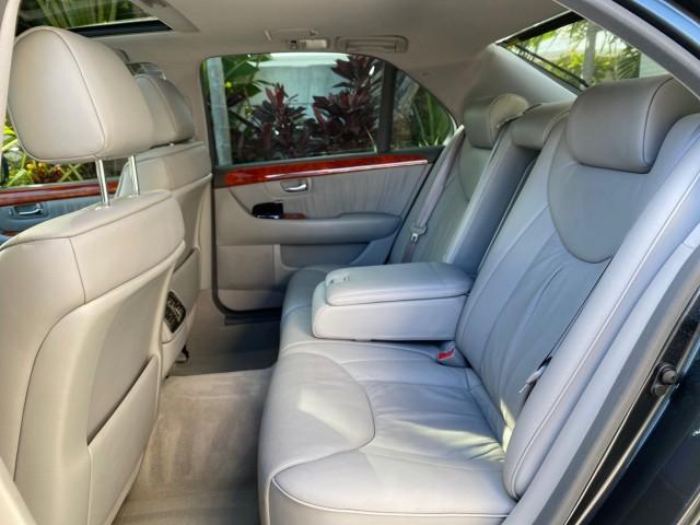 2004 Flint Mica /Ash Lexus LS 430 LOW MILES 79,700 1 OWNER (JTHBN36F740) with an 4.3L DOHC EFI 32-Valve V8 Engine engine, Automatic transmission, located at 4701 North Dixie Hwy, Pompano Beach, FL, 33064, (954) 422-2889, 26.240938, -80.123474 - OUR WEBPAGE FLORIDACARS1.COM HAS OVER 100 PHOTOS AND FREE CARFAX LINK 2004 Lexus LS 430 1 OWNER Sedan 4 DR 4.3L V8 F DOHC 32V Gasoline 25 MPG Rear Wheel Drive Features A/C Seat(s) ABS Brakes Air Conditioning Alloy Wheels AM/FM Stereo Automatic Transmission Cassette Player CD Audio Cruise Control Lea- Photo#55