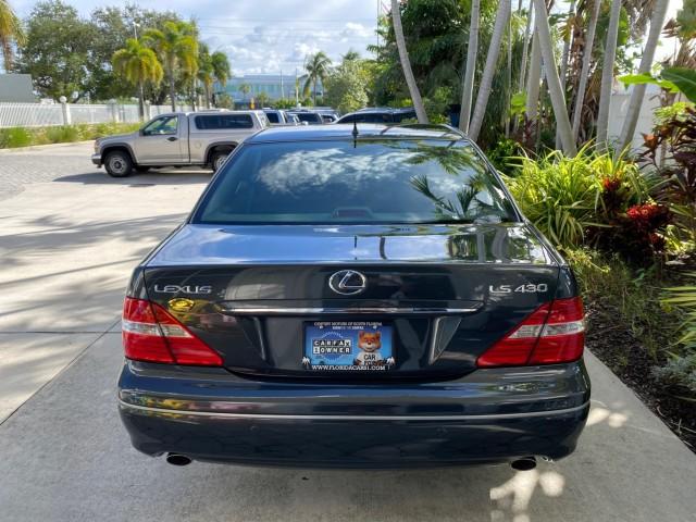 2004 Flint Mica /Ash Lexus LS 430 LOW MILES 79,700 1 OWNER (JTHBN36F740) with an 4.3L DOHC EFI 32-Valve V8 Engine engine, Automatic transmission, located at 4701 North Dixie Hwy, Pompano Beach, FL, 33064, (954) 422-2889, 26.240938, -80.123474 - OUR WEBPAGE FLORIDACARS1.COM HAS OVER 100 PHOTOS AND FREE CARFAX LINK 2004 Lexus LS 430 1 OWNER Sedan 4 DR 4.3L V8 F DOHC 32V Gasoline 25 MPG Rear Wheel Drive Features A/C Seat(s) ABS Brakes Air Conditioning Alloy Wheels AM/FM Stereo Automatic Transmission Cassette Player CD Audio Cruise Control Lea- Photo#64