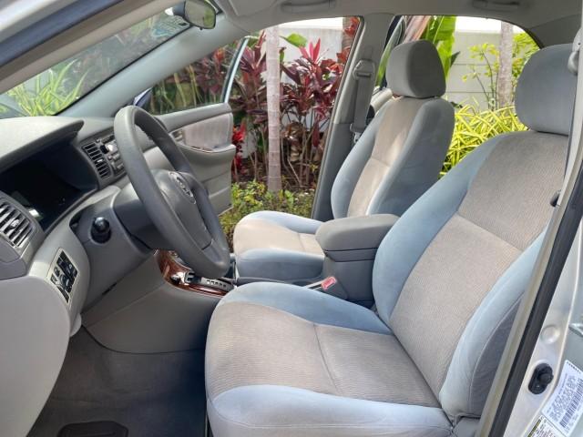 2008 Silver Streak Mica /Stone Toyota Corolla LE LOW MILES 36,131 1 OWNER (1NXBR32E08Z) with an 1.8L DOHC SFI 16-Valve VVT-i 4-Cyl Engine engine, Automatic transmission, located at 4701 North Dixie Hwy, Pompano Beach, FL, 33064, (954) 422-2889, 26.240938, -80.123474 - OUR WEBPAGE FLORIDACARS1.COM HAS OVER 100 PHOTOS AND FREE CARFAX LINK 2008 Toyota Corolla S 1 OWNER Sedan 4 DR 1.8L I4 F DOHC 16V Gasoline 41 MPG Front Wheel Drive Features Air Conditioning AM/FM Stereo Automatic Transmission CD Audio Cloth Seats Cruise Control Power Locks Power Mirrors Power Window- Photo#10