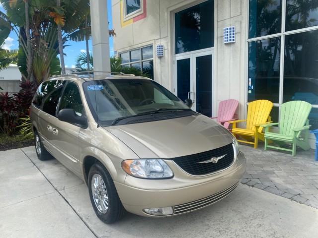 2002 Light Almond Pearl Metallic /Taupe Chrysler Town and Country Limited LOW MILES 54,870 (2C8GP64L92R) with an 3.8L SMPI V6 Engine engine, Automatic transmission, located at 4701 North Dixie Hwy, Pompano Beach, FL, 33064, (954) 422-2889, 26.240938, -80.123474 - OUR WEBPAGE FLORIDACARS1.COM HAS OVER 100 PHOTOS AND FREE CARFAX LINK 2002 Chrysler Town AND Country Limited Van 3.8L V6 F OHV 12V Gasoline 24 MPG Front Wheel Drive Features ABS Brakes Air Conditioning Alloy Wheels AM/FM Stereo Automatic Transmission CD Audio Cruise Control Full Roof Rack Leather Se- Photo#1
