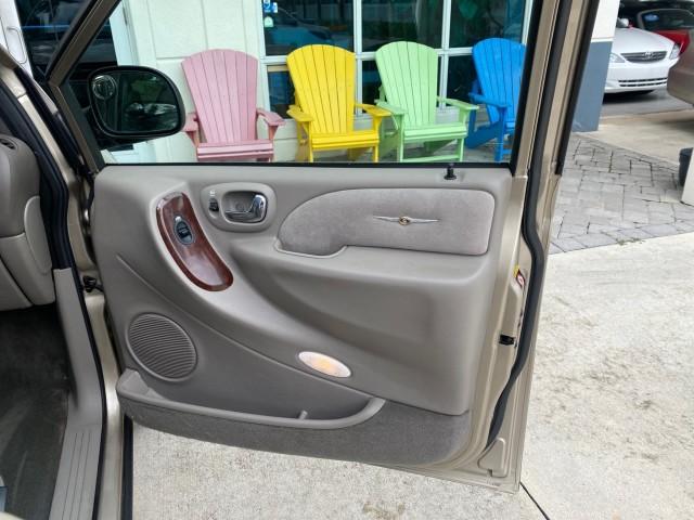2002 Light Almond Pearl Metallic /Taupe Chrysler Town and Country Limited LOW MILES 54,870 (2C8GP64L92R) with an 3.8L SMPI V6 Engine engine, Automatic transmission, located at 4701 North Dixie Hwy, Pompano Beach, FL, 33064, (954) 422-2889, 26.240938, -80.123474 - OUR WEBPAGE FLORIDACARS1.COM HAS OVER 100 PHOTOS AND FREE CARFAX LINK 2002 Chrysler Town AND Country Limited Van 3.8L V6 F OHV 12V Gasoline 24 MPG Front Wheel Drive Features ABS Brakes Air Conditioning Alloy Wheels AM/FM Stereo Automatic Transmission CD Audio Cruise Control Full Roof Rack Leather Se- Photo#79