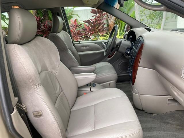 2002 Light Almond Pearl Metallic /Taupe Chrysler Town and Country Limited LOW MILES 54,870 (2C8GP64L92R) with an 3.8L SMPI V6 Engine engine, Automatic transmission, located at 4701 North Dixie Hwy, Pompano Beach, FL, 33064, (954) 422-2889, 26.240938, -80.123474 - OUR WEBPAGE FLORIDACARS1.COM HAS OVER 100 PHOTOS AND FREE CARFAX LINK 2002 Chrysler Town AND Country Limited Van 3.8L V6 F OHV 12V Gasoline 24 MPG Front Wheel Drive Features ABS Brakes Air Conditioning Alloy Wheels AM/FM Stereo Automatic Transmission CD Audio Cruise Control Full Roof Rack Leather Se- Photo#80
