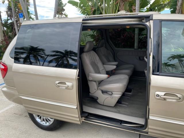 2002 Light Almond Pearl Metallic /Taupe Chrysler Town and Country Limited LOW MILES 54,870 (2C8GP64L92R) with an 3.8L SMPI V6 Engine engine, Automatic transmission, located at 4701 North Dixie Hwy, Pompano Beach, FL, 33064, (954) 422-2889, 26.240938, -80.123474 - OUR WEBPAGE FLORIDACARS1.COM HAS OVER 100 PHOTOS AND FREE CARFAX LINK 2002 Chrysler Town AND Country Limited Van 3.8L V6 F OHV 12V Gasoline 24 MPG Front Wheel Drive Features ABS Brakes Air Conditioning Alloy Wheels AM/FM Stereo Automatic Transmission CD Audio Cruise Control Full Roof Rack Leather Se- Photo#85