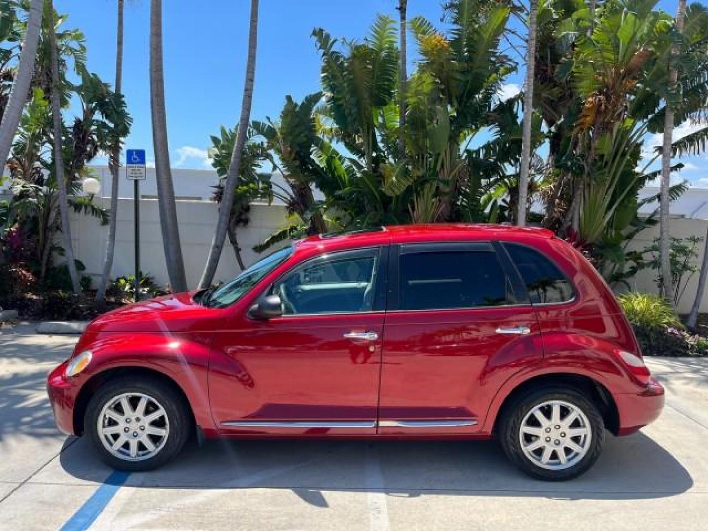 2008 Inferno Red Crystal Pearl /Pastel Slate Gray Chrysler PT Cruiser Touring 2.4 TURBO LOW MILES 51,572 (3A8FY58868T) with an 2.4L DOHC 16-Valve Turbo I4 Engine engine, Automatic transmission, located at 4701 North Dixie Hwy, Pompano Beach, FL, 33064, (954) 422-2889, 26.240938, -80.123474 - 2008 CHRYSLER PT CRUISER TOURING ROAD READY VIN: 3A8FY58868T133248 2.4L I4 TURBO VAN NO ACCIDENTS 2.4L I4 F DOHC 16V POWER SUNROOF NO RECALLS GASOLINE POWER SEATS FLORIDA OWNER FRONT WHEEL DRIVE 17 SERVICE RECORDS LOW MILES 51,572 Additional Airbags Adjustable Lumbar Support Alloy Wheels Anti-Theft - Photo#4